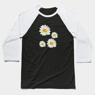 Daisies Minimalist Vintage Retro Positive Since Baseball T-Shirt